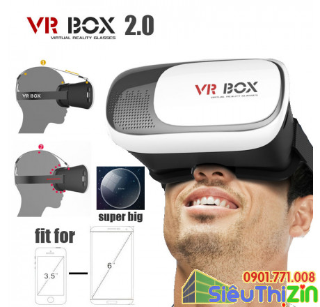 Bộ kính thực tế ảo  VR Box phiên bản 2+ tay chơi game bluetooth 
