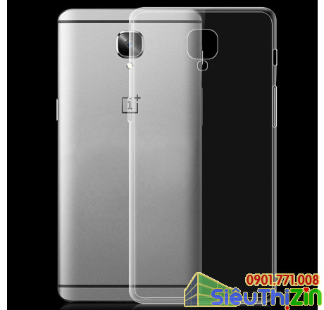 Ốp lưng Oneplus 3 silicone trong suốt