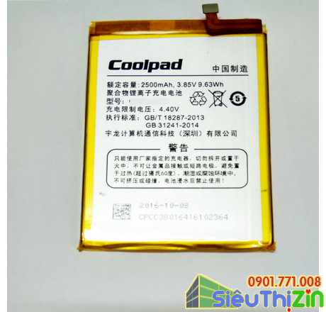 Pin điện thoại Coolpad max lite r108 chính hãng 1