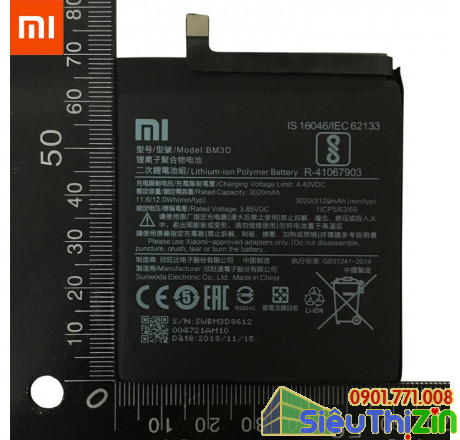 pin điện thoại xiaomi mi8 se chính hãng 1