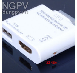 IPHONE 4G/IPAD/ipad2 - HDMI adapter