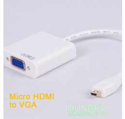 micro HDMI - VGA converter