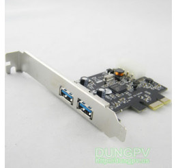 PCI-Express card to USB 3.0 x 2