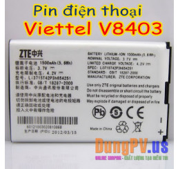 Pin điện thoại Viettel V8403 ZTE V791